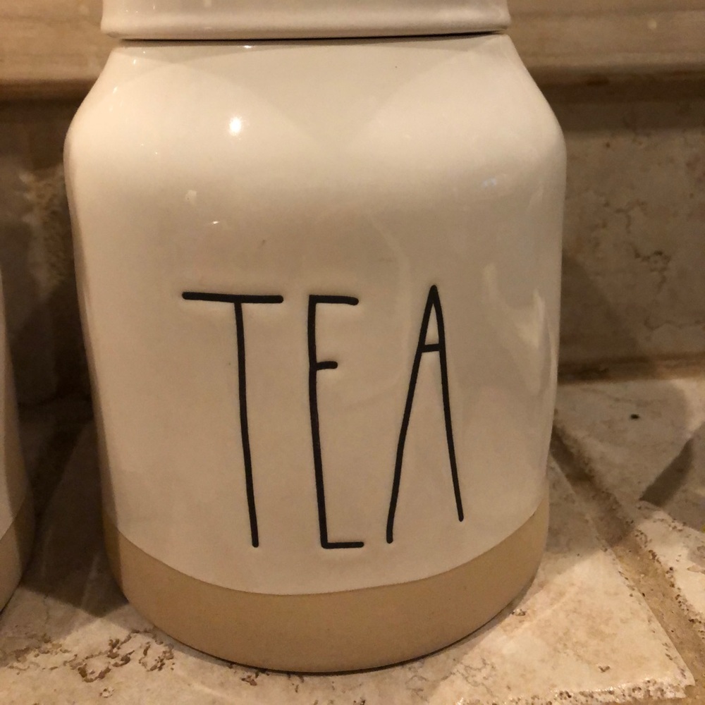 Rae Dunn tea canister